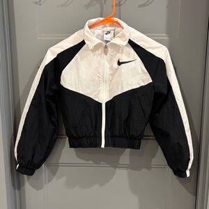 Nike Black and White Windbreaker